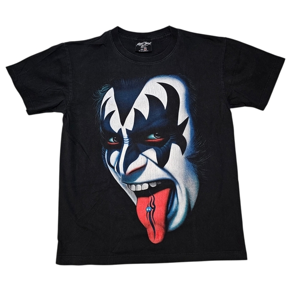 Kiss Other - Retro KISS Gene Simmons Big Face Portrait T-shirt